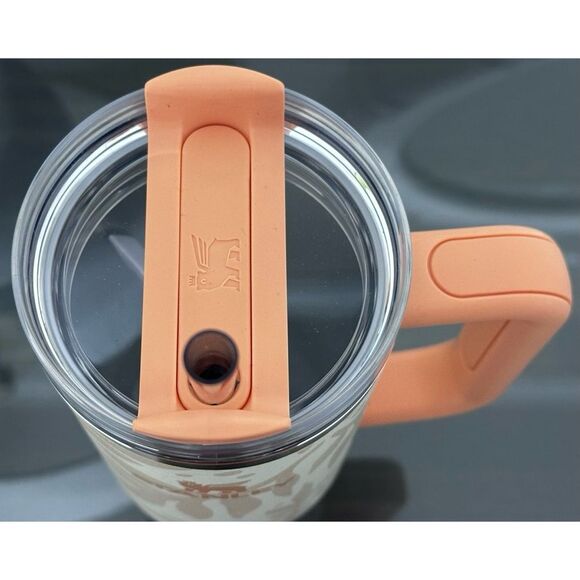 Stanley Quencher H2.0 FlowState Tumbler 30oz, APRICOT PALMS - Picture 3 of 4